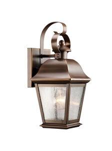 OUTDOOR DUSK TO DAWN WALL LIGHT M.BRONZE WELLINGTON DUALUX 5.75"