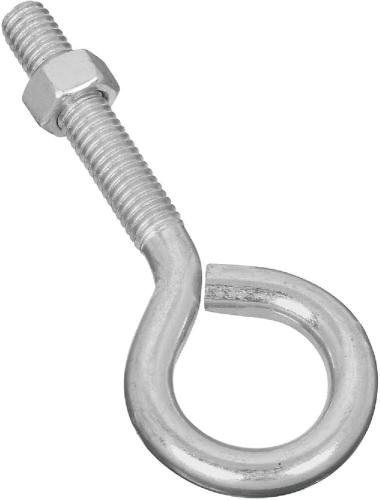 Eye Bolt With Nut, 3/8"X 4"