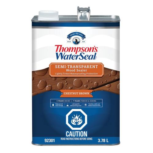 WOOD SEALER CHESTNUT BROWN SEMI-TRANSPARENT GAL