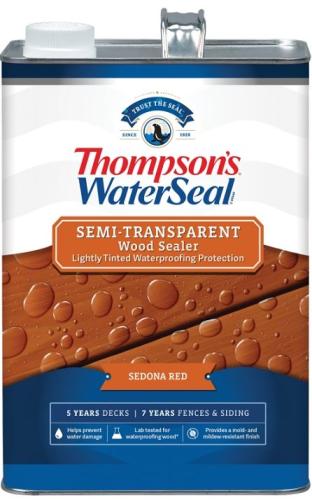 WOOD SEALER SEDONA RED SEMI-TRANSPARENT GAL