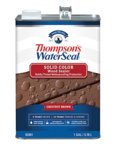 WOOD SEALER CHESTNUT BROWN SOLID COLOR GAL