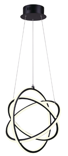 CHANDELIER TRINITY INTER LED BLK