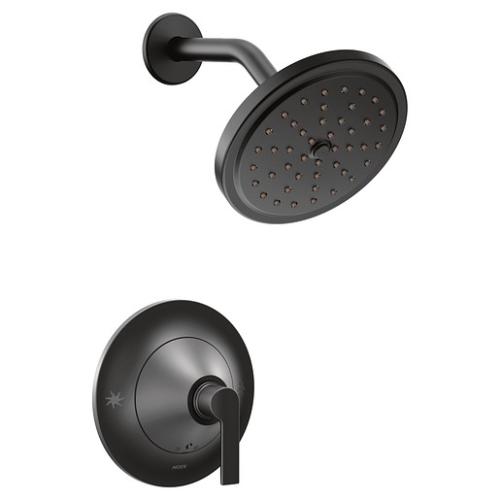 SHOWER HEAD DOUX BLACK POSI TEMP