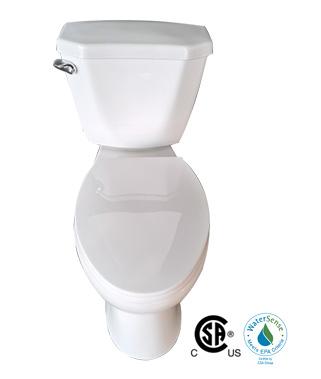 TOILET TRADEWINDS PRO WHT SEASIDE 2PC ELG 16 1/2"