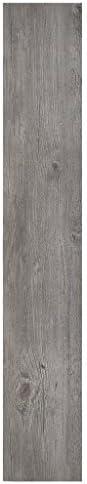 TILE VINYL PLANK LIGHT GREY OAK 15SQFT 10PC 6"X36"