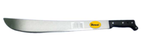 MACHETE 22" STRAIGHT BLADE W/PLASTIC HANDLE