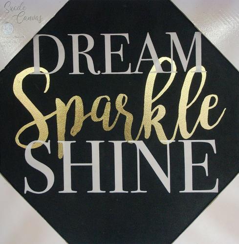 CANVAS UPLIFTING QUOTES MINI SUEDE