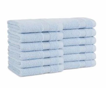 WASH CLOTH BLUE 13X13