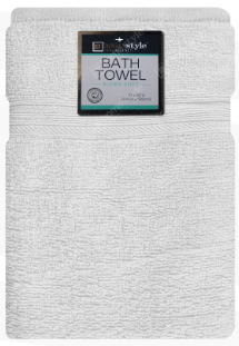 27" x 52" Bath Towel – White