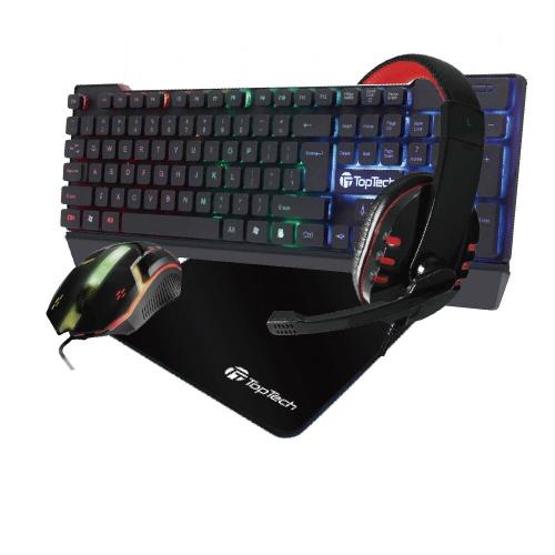Gaming Combo With Mouse Pad, Headphone & Keyboard