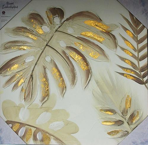 CANVAS OIL SUN KISSED TROPICS 16"X16"