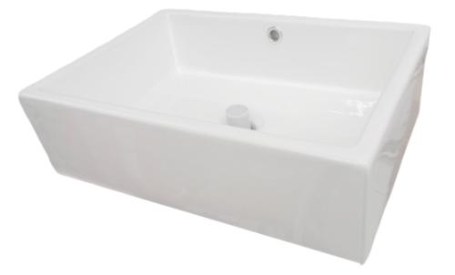 BASIN RECT ART WHT 20x14x5-7/8"