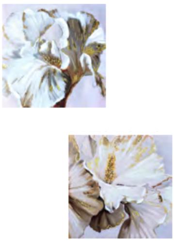 Modern Fleur Embellished Canvas (Assorted)