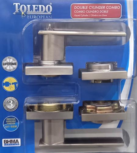 DEADBOLT/LEVERSET DOUBLE CYLINDER