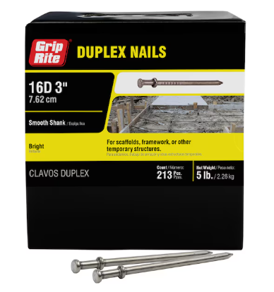 16D 3" DUPLEX NAIL 5LBS