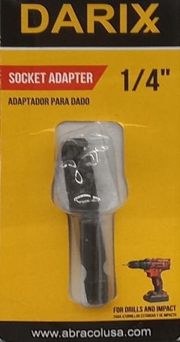 SOCKET ADAPTER 1/4"X 2"