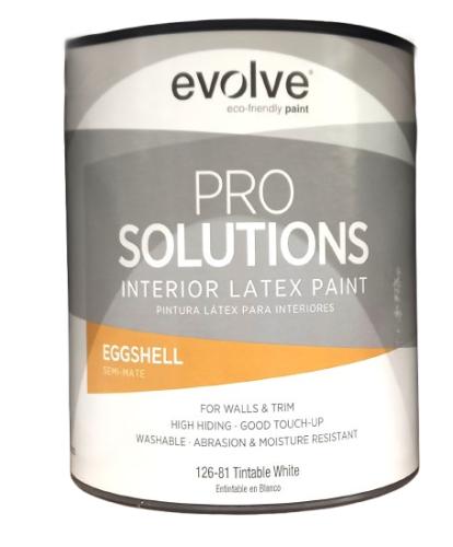 EVOLVE PAINT 1G EGGSHELL INT LATEX PRO SOULTIONS