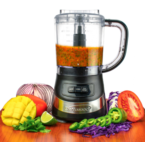Brentwood FP-549BK 3-Cup Food Processor, Black