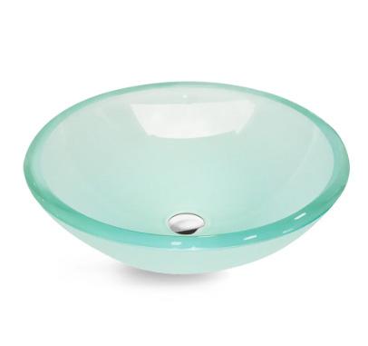 VESSEL 16" FROSTED GLASS BOWL