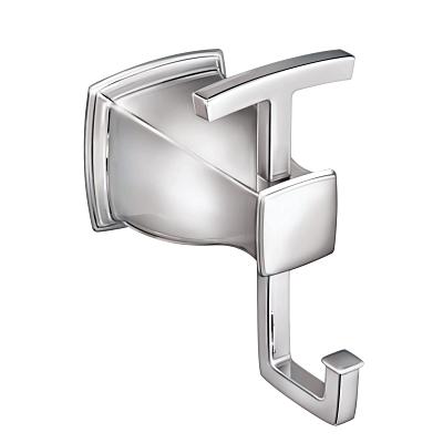 ROBE HOOK DBL HENSLEY CHROME