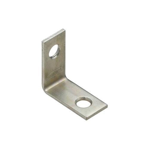 National Hardware V115 Series N113-050 Corner Brace, 1.07 in L, 1/2 in W, 1.07 in H, Steel, Zinc, 0.07 in Thick Material
