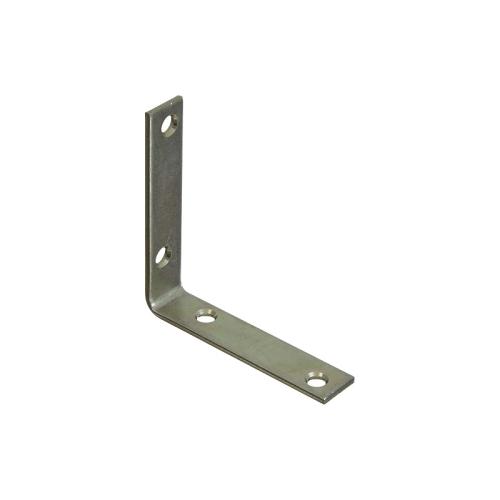 National Hardware V115 Series N113-399 Corner Brace, 3-1/2 in L, 3/4 in W, 3-1/2 in H, Steel, Zinc