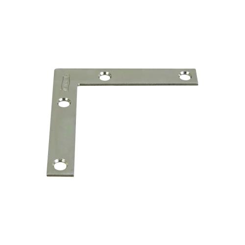 National Hardware V117 Series N113-969 Corner Brace, 3 in L, 1/2 in W, 3 in H, Steel, Zinc, 0.07 in Thick Material