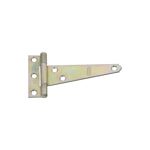 National Hardware N128-587 T-Hinge, 2.24 in W Frame Leaf, 3/4 in H Frame Leaf, Steel, Zinc, Tight Pin