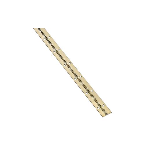National Hardware N148-353 Hinge, 1-1/16 in W, Steel, Brass, Surface Mounting