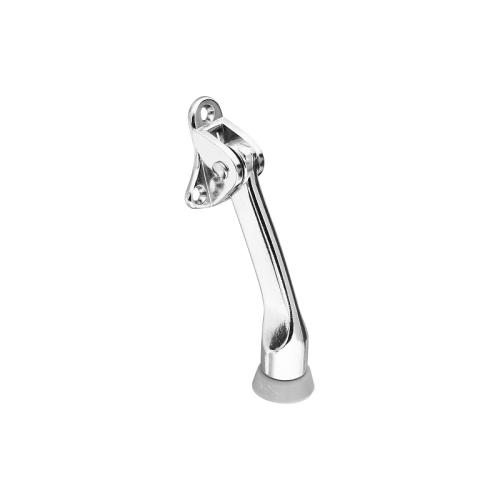 National Hardware V238 Series N184-275 Door Stop, 4 in Projection, Zinc, Chrome-Plated