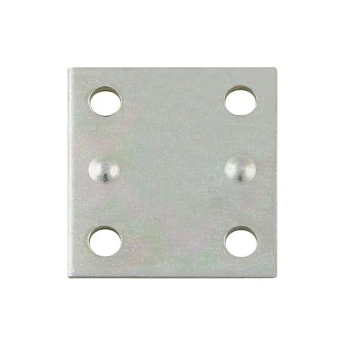 National Hardware N220-087 Mending Brace, 1-1/2 in L, 1-3/8 in W, 0.07 in, Steel, Zinc, Screw