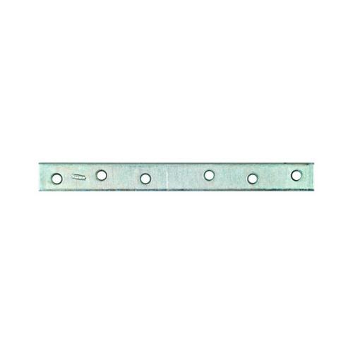 National Hardware N220-327 Mending Brace, 10 in L, 1 in W, 0.16 in, Steel, Zinc, Screw