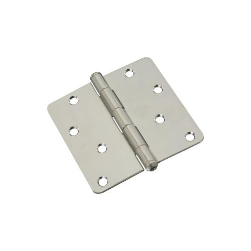 National Hardware N225-953 Door Hinge, 4 in H Frame Leaf, 0.08 in Thick Frame Leaf, Stainless Steel, Stainless Steel