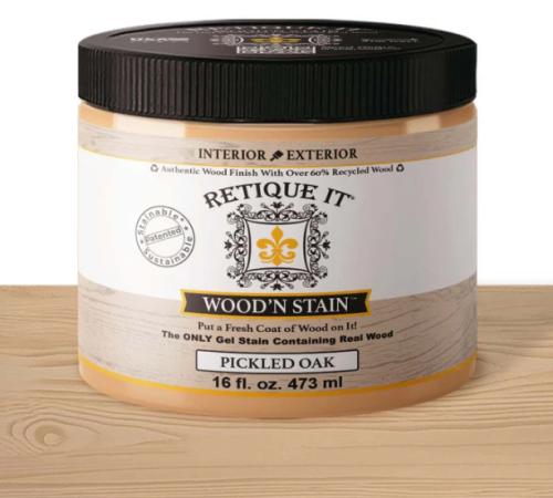 RETIQUE IT WOOD N STAIN PICKLED OAK 16OZ