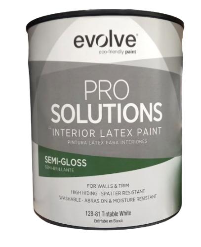 EVOLVE PAINT 1G SEMIGLOSS INT LATEX PRO SOULTIONS