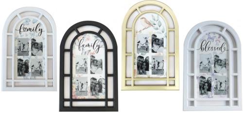 4 Opening Arch Window Pane Photo (Assorted)
