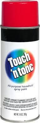 Touch 'N Tone 55270830 Spray Paint, Gloss, Cherry Red, 10 oz, Can