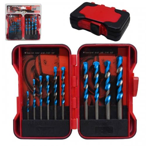 BIT DRILL CONSTRUCTION MULTI 10PC SET