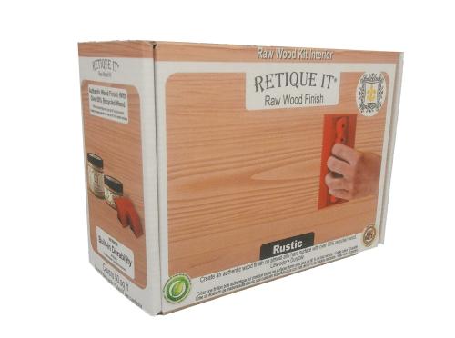RETIQUE IT RUSTIC FINISH RAW WOOD KIT
