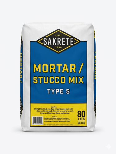 SAKRETE® Amerimix® Type S Stucco & Mortar Mix – 80 lb
