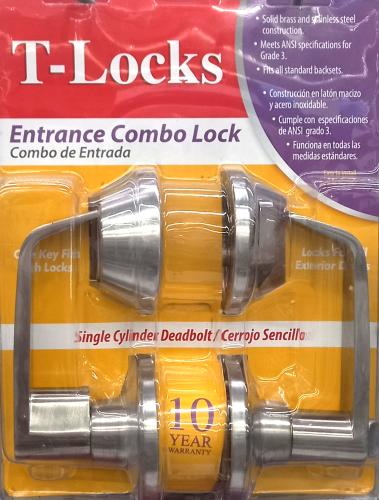 LEVER COMBOSET SINGLE CYLINDER