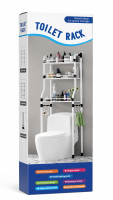 White Toilet Rack