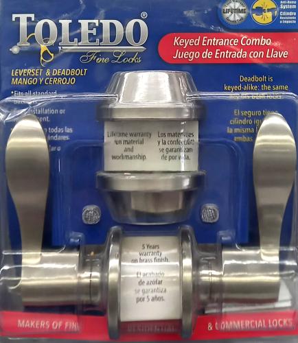 DEADBOLT/LEVERSET SINGLE CYLINDER