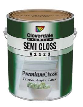 P/C SEMI GLOSS ACRYLIC LATEX WHITE 3.64L CLOVERDALE