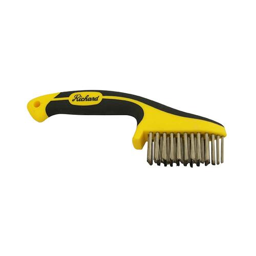 3X3/4" SS WIRE BRUSH ERGO HANDLE