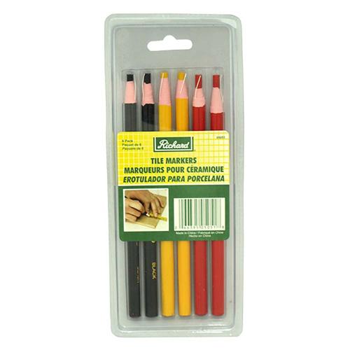 MARKER SET 6PK 2YELLOW/2RED/2BK