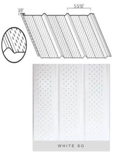 16"x12' SP600 WHITE SOFFIT (12) KAYCAN VENTED
