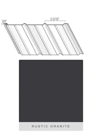 SOLID SOFFIT 16" R GRANITE (12) KAYCAN