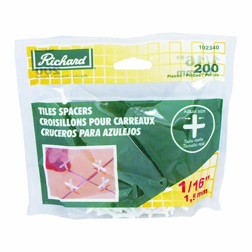 1/16" WALL TILE SPACERS (200 PK)