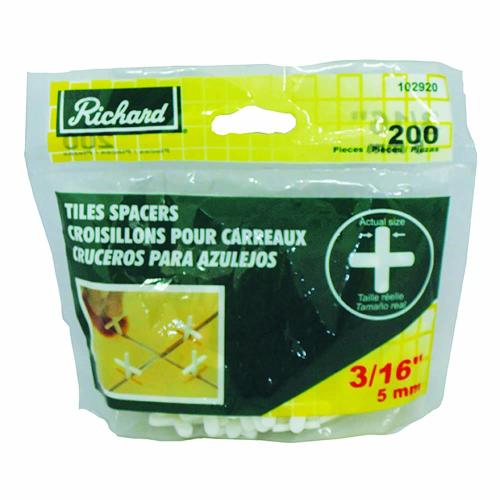 3/16" FLOOR TILE SPACERS (200 PK